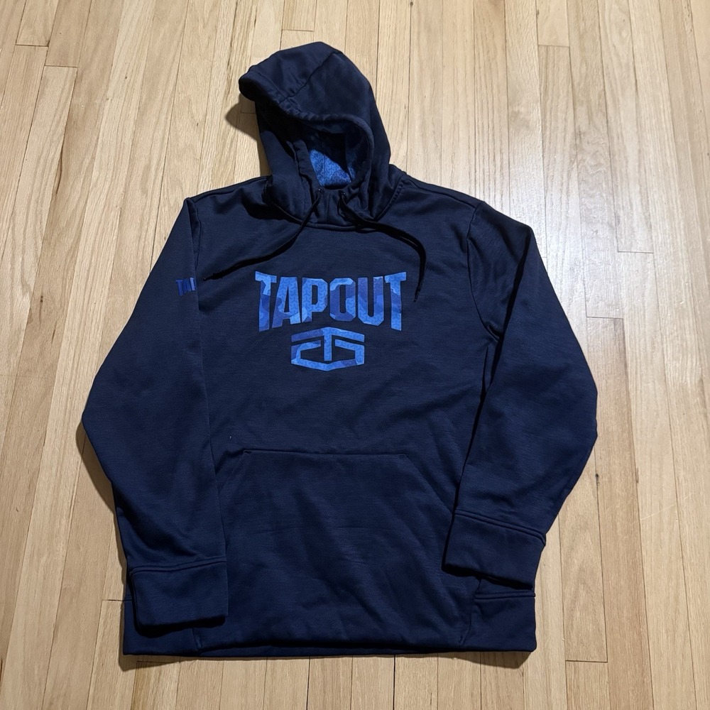Tapout Pro Hoodie Mens XL Pullover Sweatshirt Fighter‎ MMA Cyber Grunge Skater